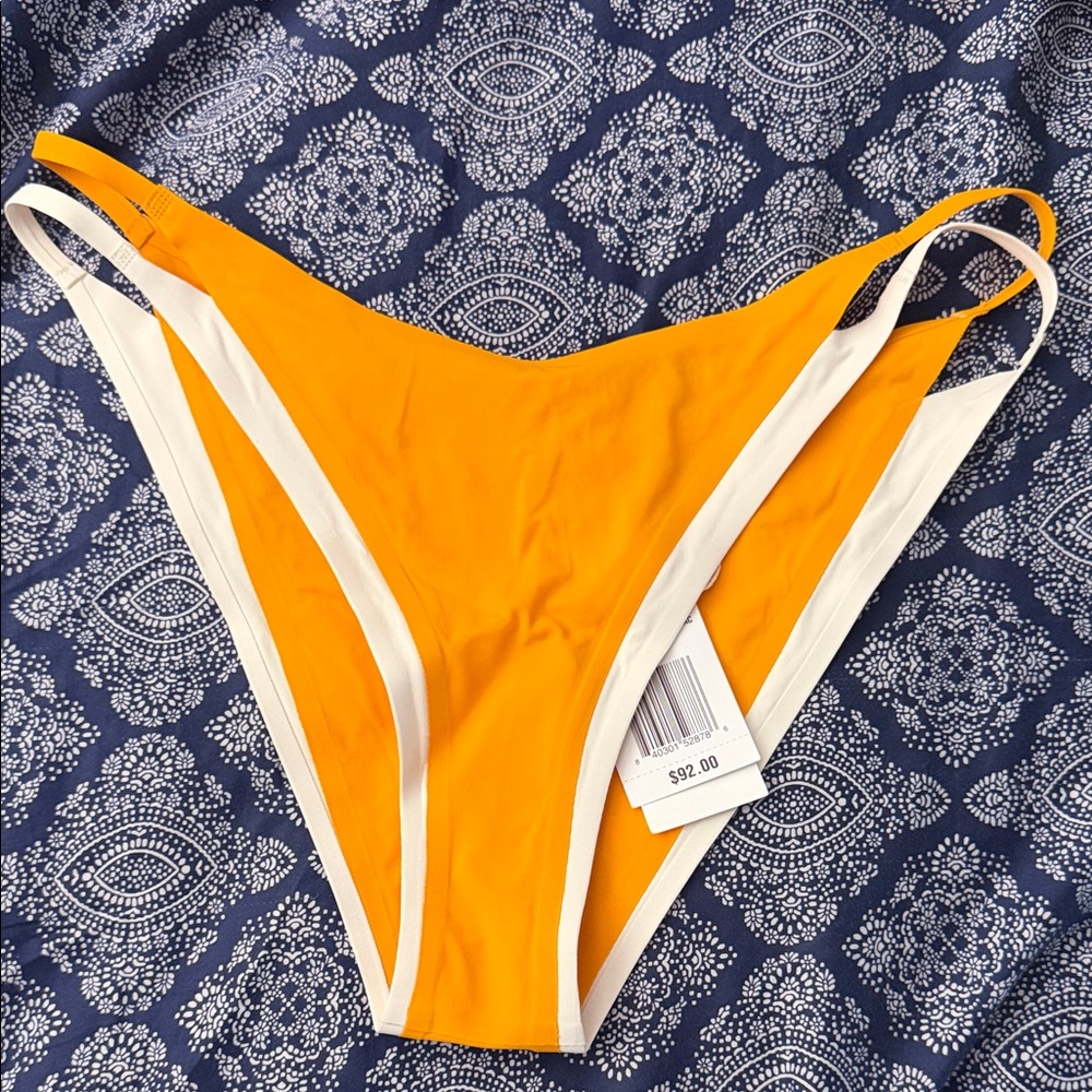 L*Space Vibrant Yellow Bikini Bottom NWT Size M